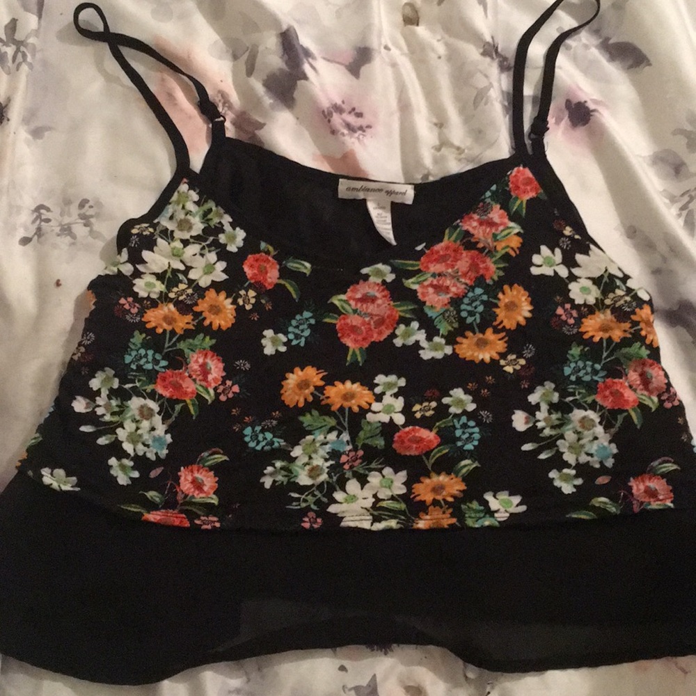 Flowy Cropped Tank Top | Large